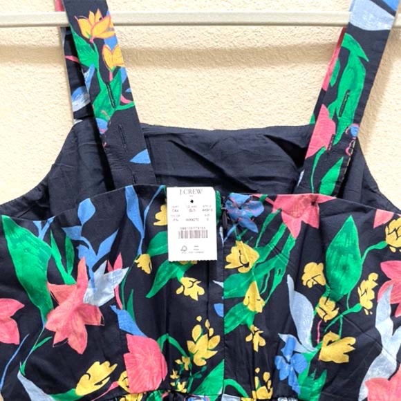 J.CREW FLORAL TIERED MAXI DRESS NWT - Picture 8 of 10
